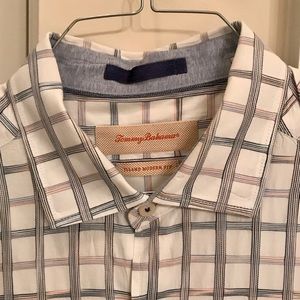 TOMMY BAHAMAS Island Modern Fit Plaid Shirt/Med